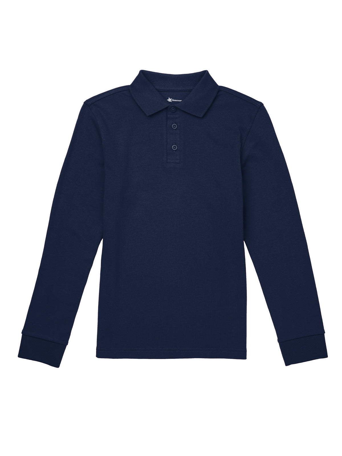 Unisex Adult Long Sleeve Interlock Polo