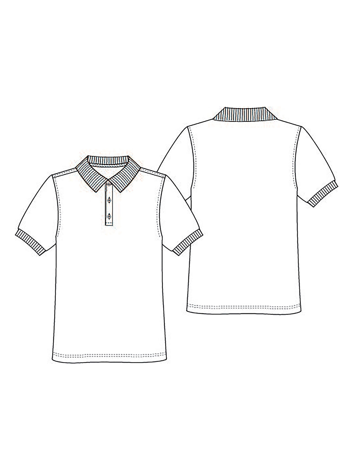 Unisex Adult Short Sleeve Interlock Polo