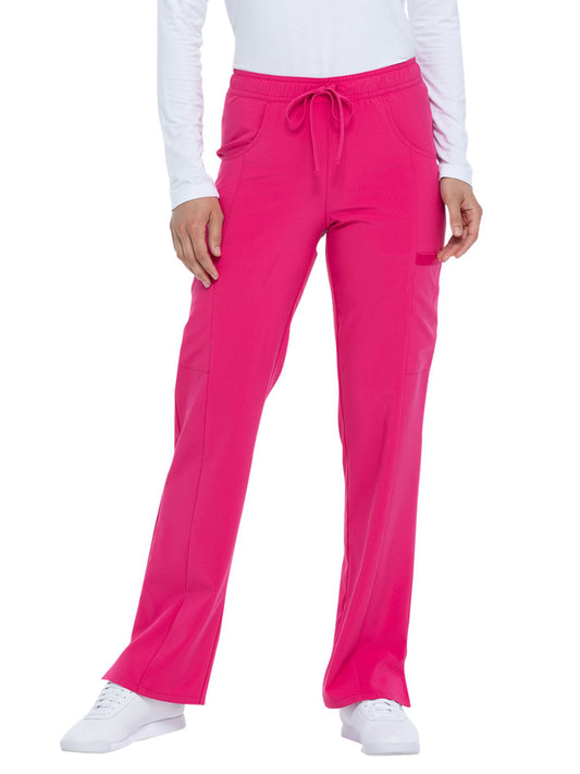 Women's Mid Rise Straight Leg Drawstring Pant