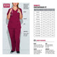 Women's Mid Rise Straight Leg Drawstring Pant - DK010 - Wine