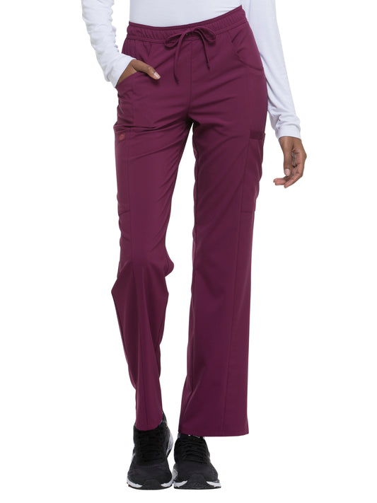 Women's Mid Rise Straight Leg Drawstring Pant