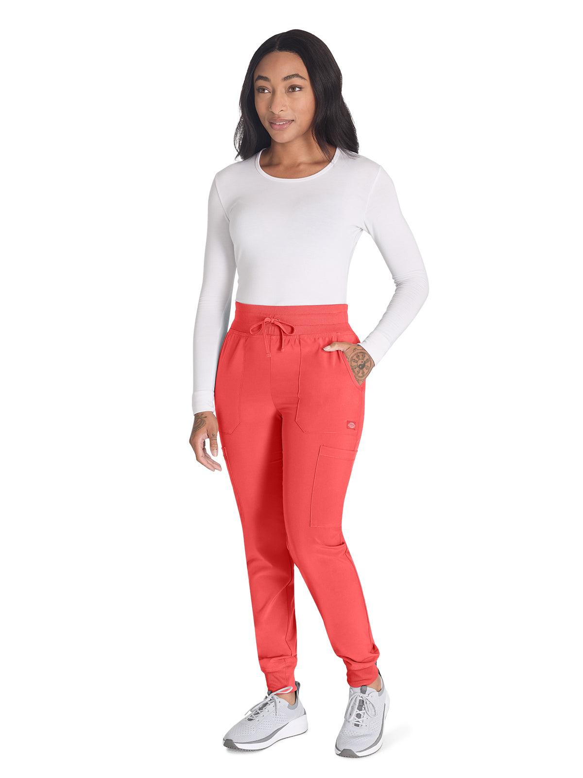 Women's 6-Pocket Mid Rise Jogger Pant