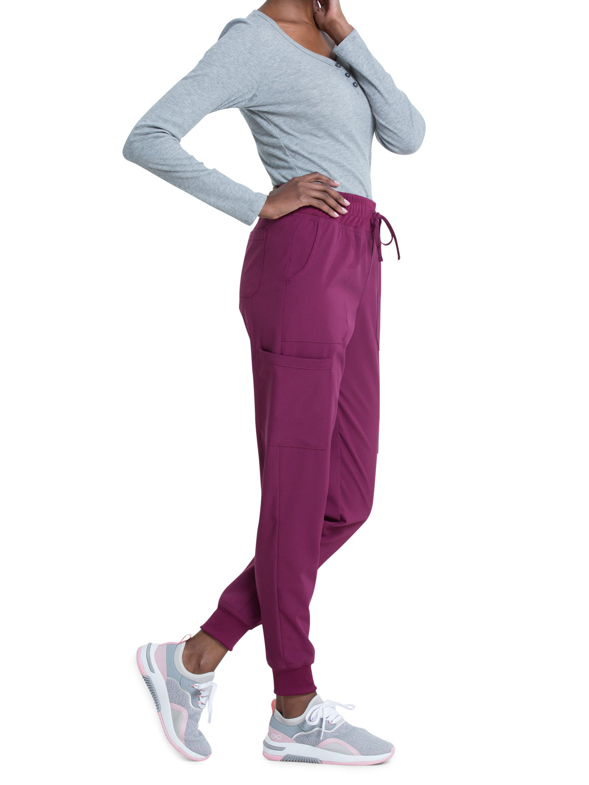 Women's 6-Pocket Mid Rise Jogger Pant