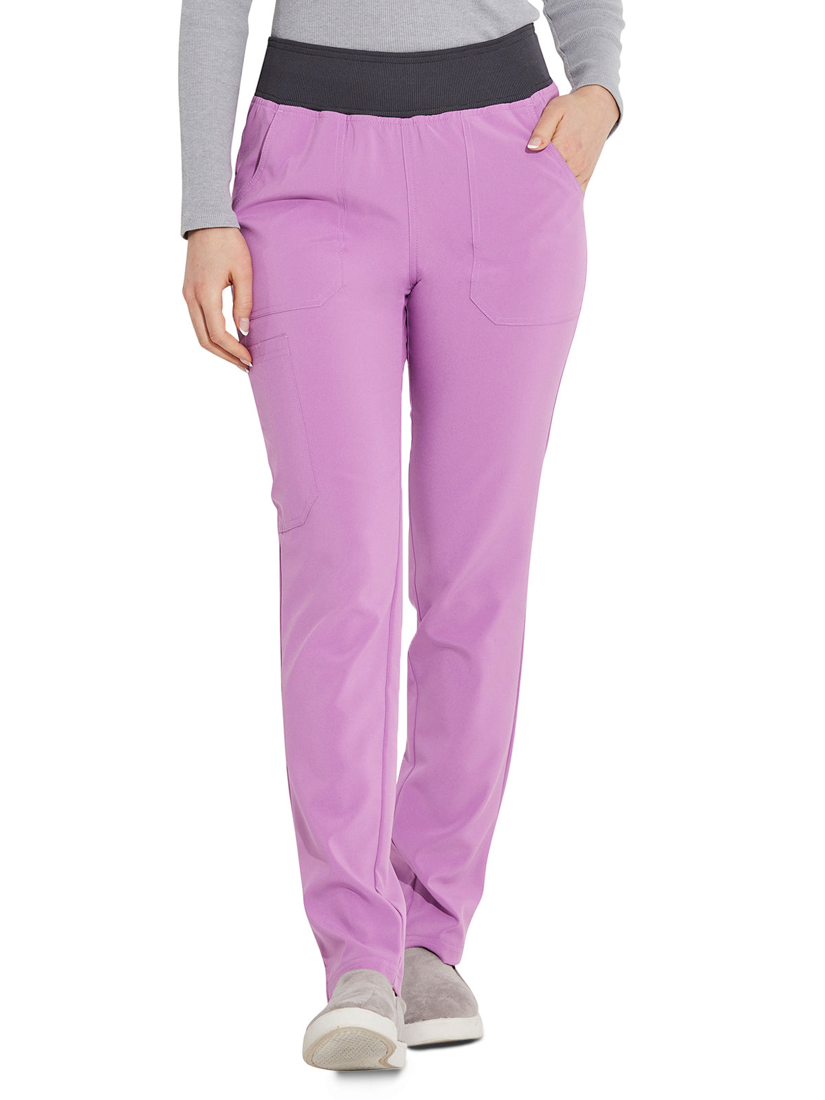 Women's 5-Pocket Mid Rise Tapered Leg Pant