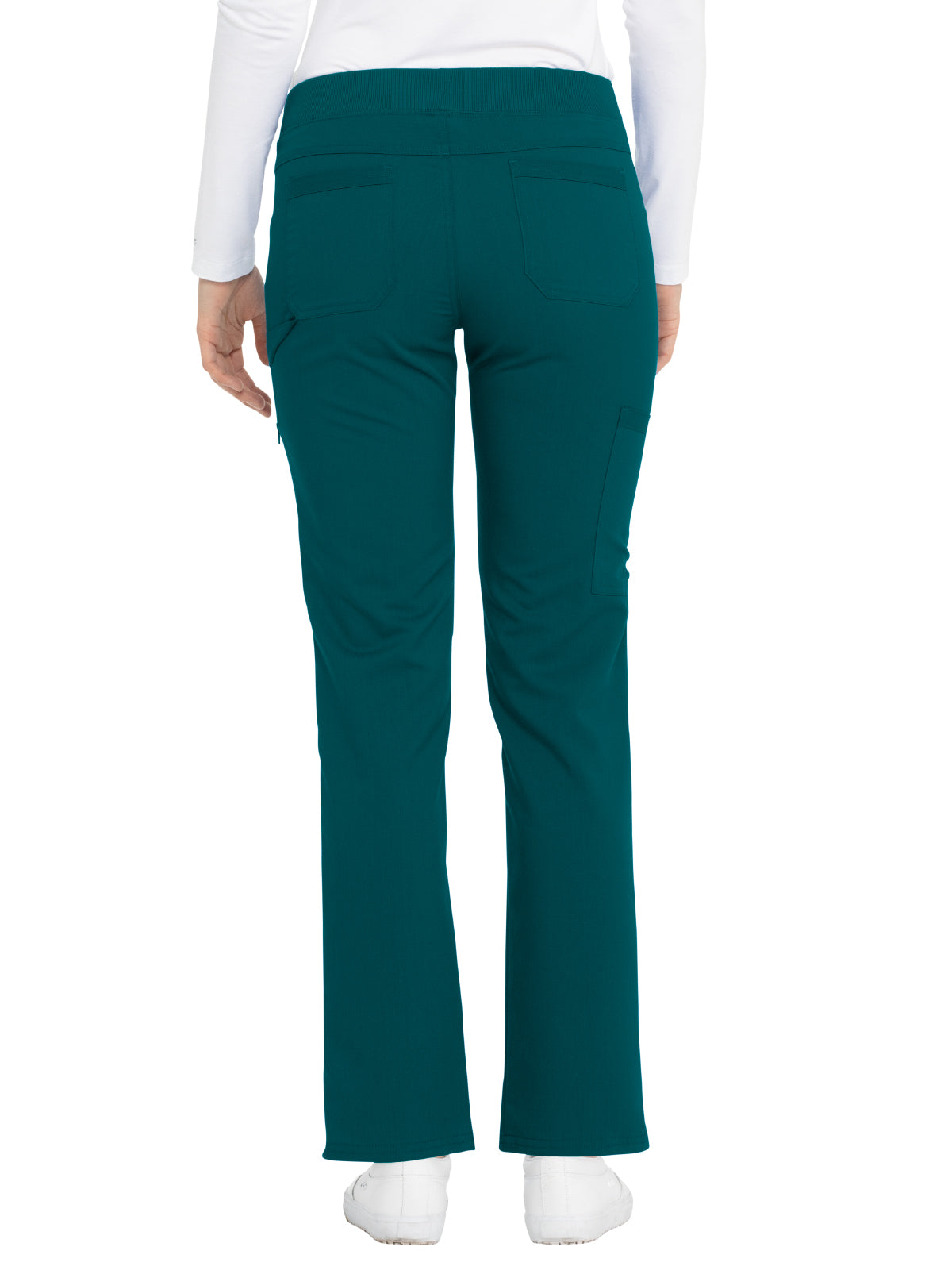 Women's 6-Pocket Mid Rise Tapered Leg Pant