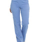 Women's 6-Pocket Mid Rise Tapered Leg Pant