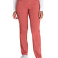 Women's 6-Pocket Mid Rise Tapered Leg Pant