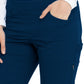 Women's 6-Pocket Mid Rise Tapered Leg Pant