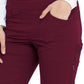 Women's 6-Pocket Mid Rise Tapered Leg Pant