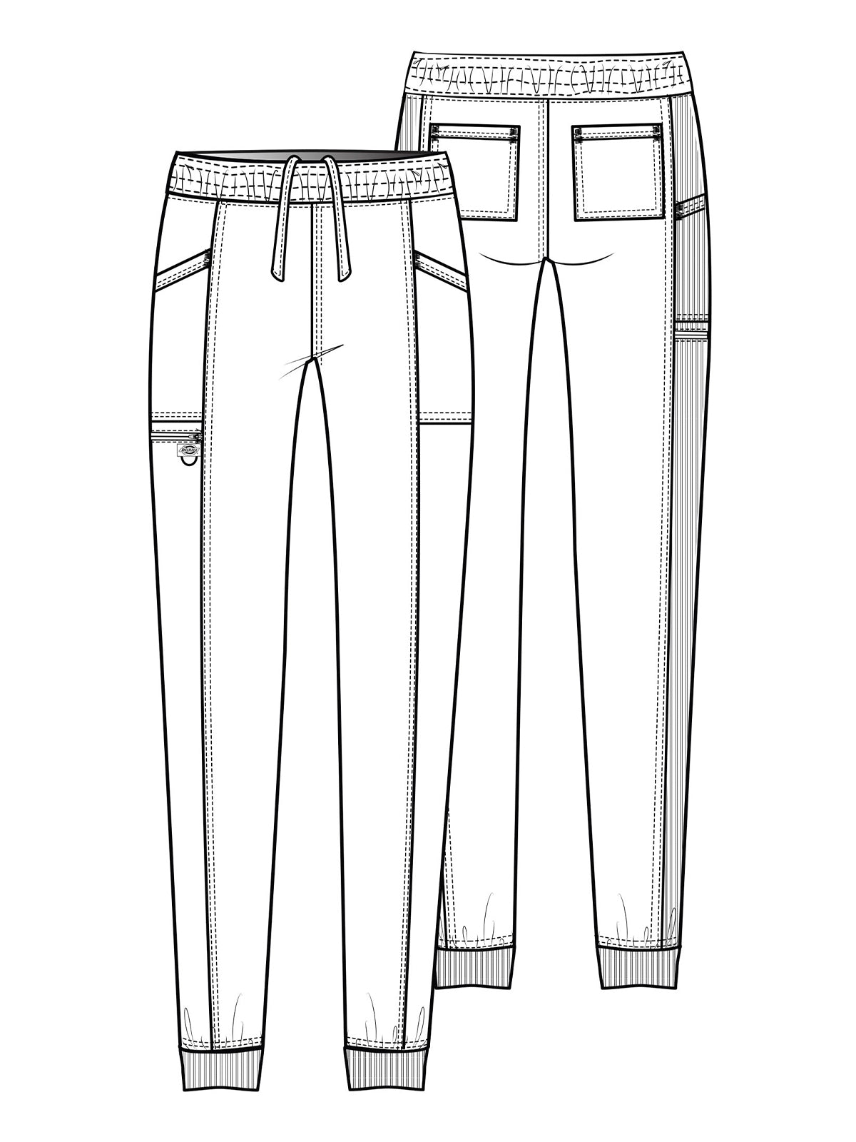 Women's Mid Rise Jogger Pant - DK155 - Bronze Mist