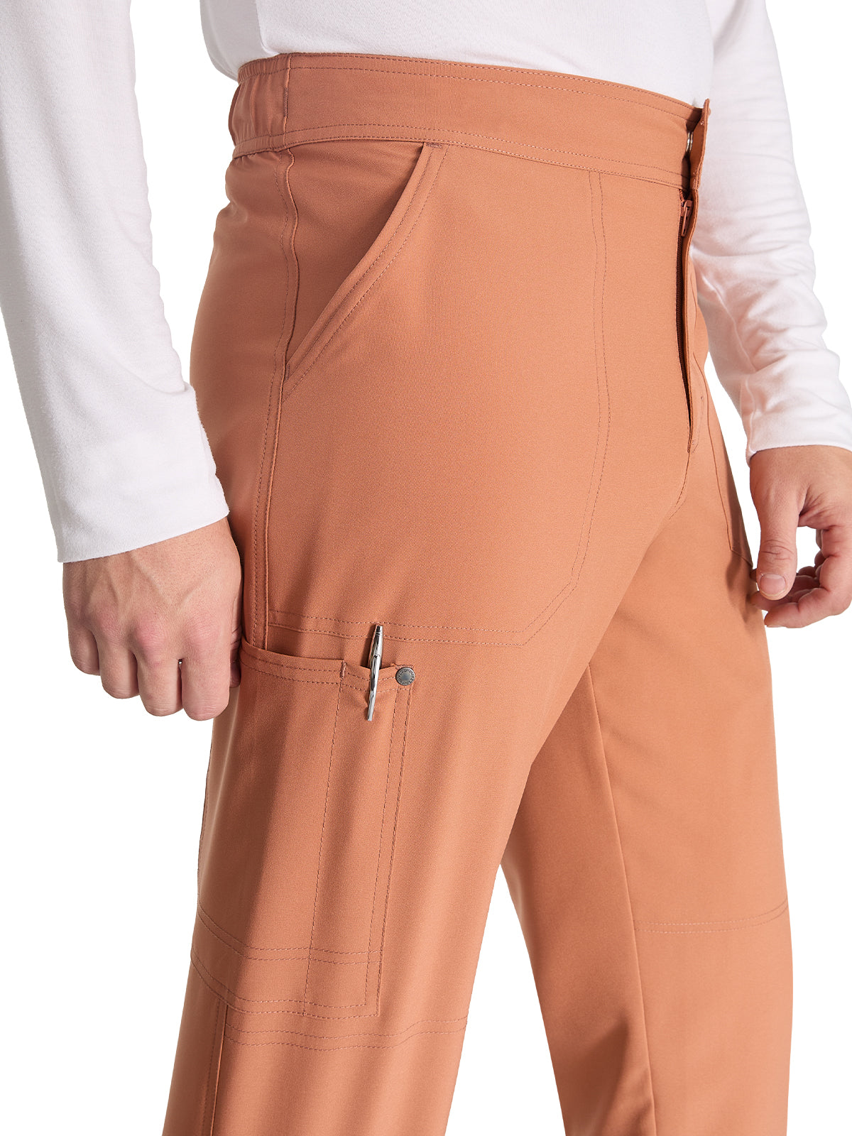 Men's 4-Pocket Zip Fly Scrub Pant