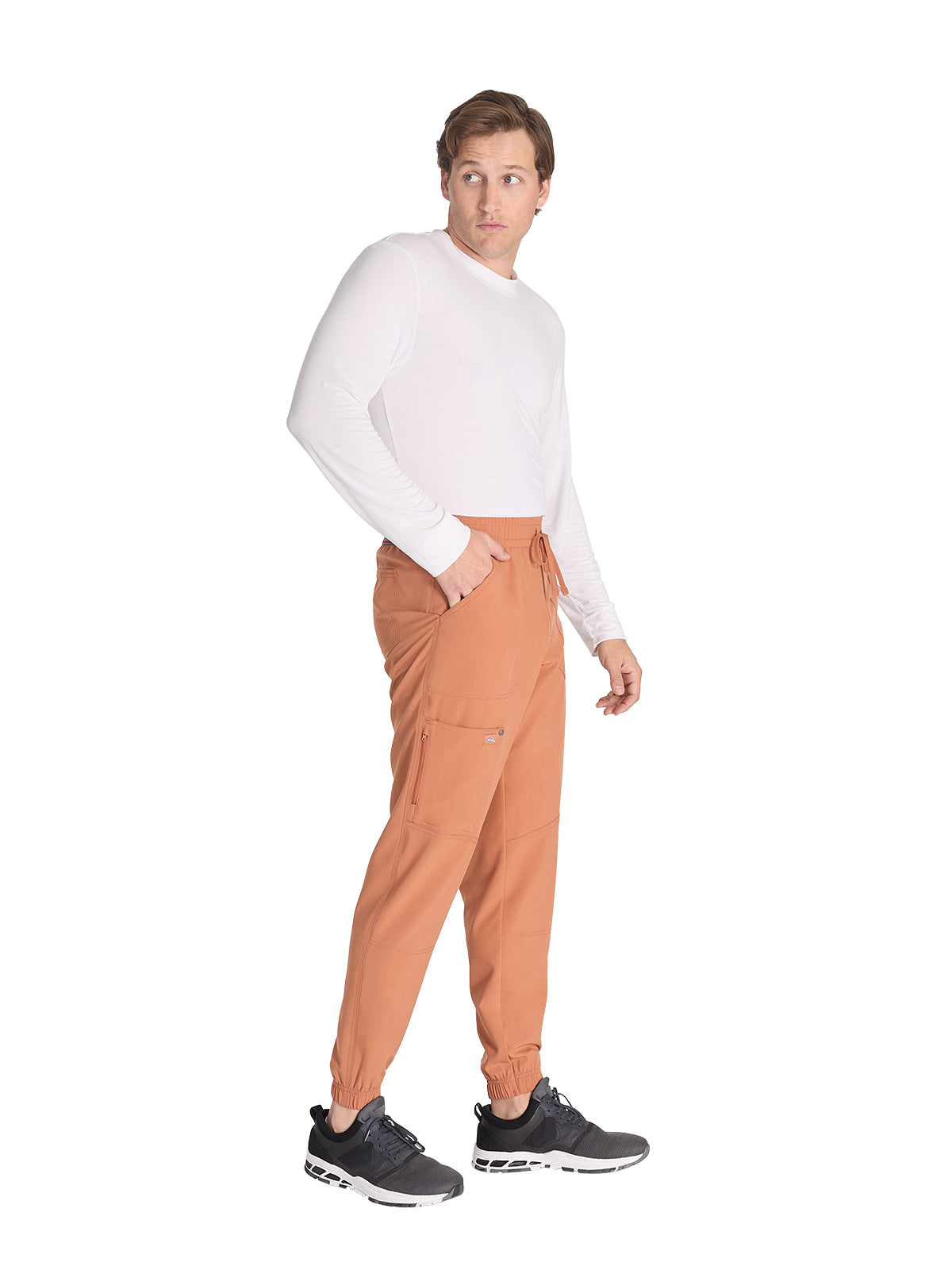 Men's 6-Pocket Mid Rise Scrub Pant