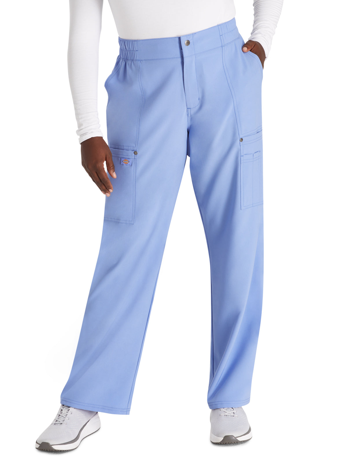 Women's 5-Pocket Wide Leg Scrub Pant