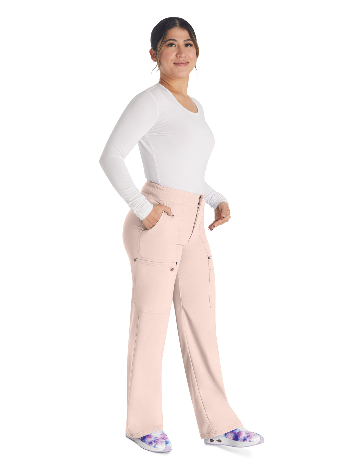 Women's 5-Pocket Wide Leg Scrub Pant