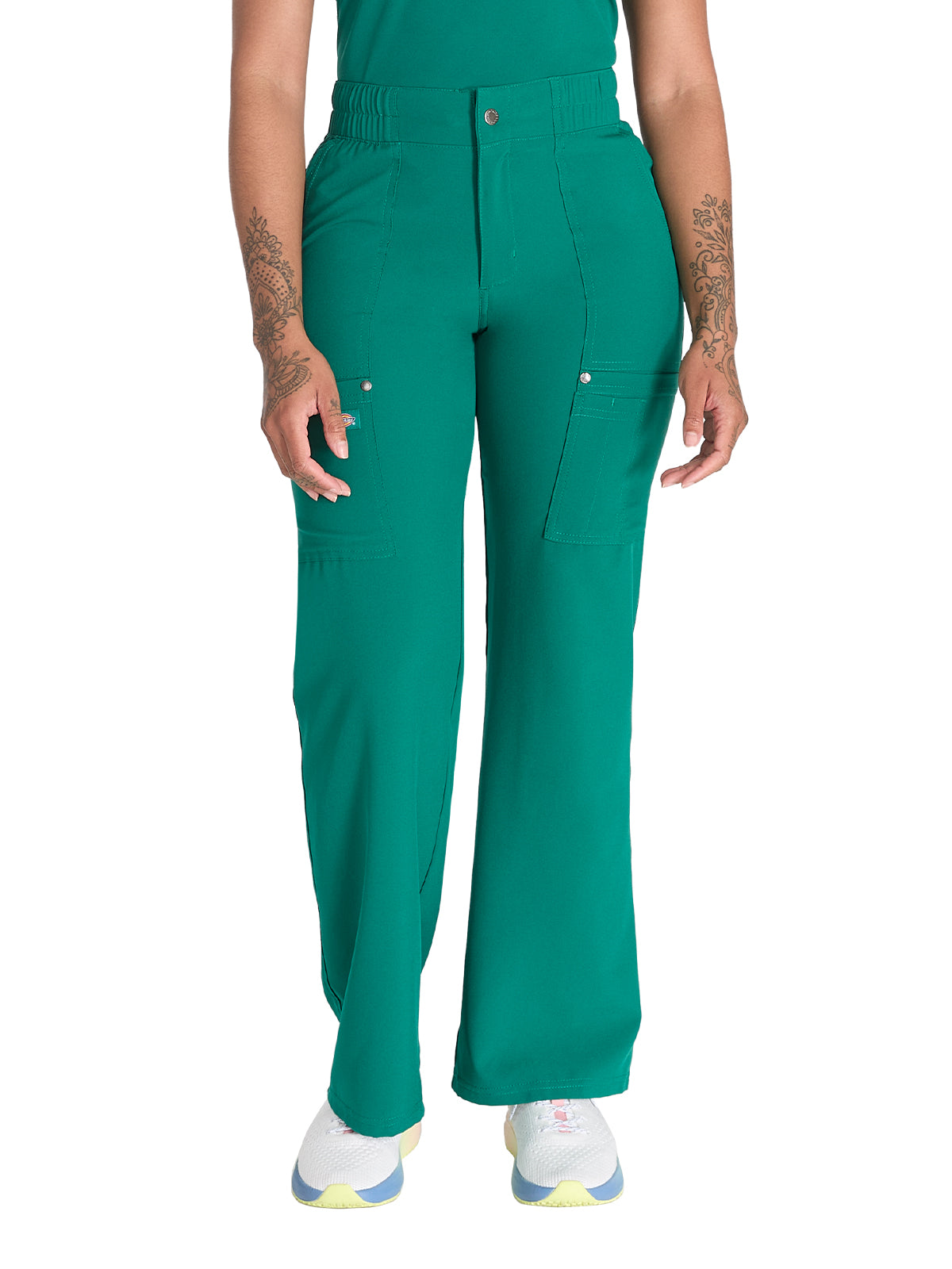 Women's 5-Pocket Wide Leg Scrub Pant