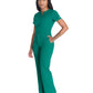 Women's 5-Pocket Wide Leg Pant - DK219 - Hunter Green