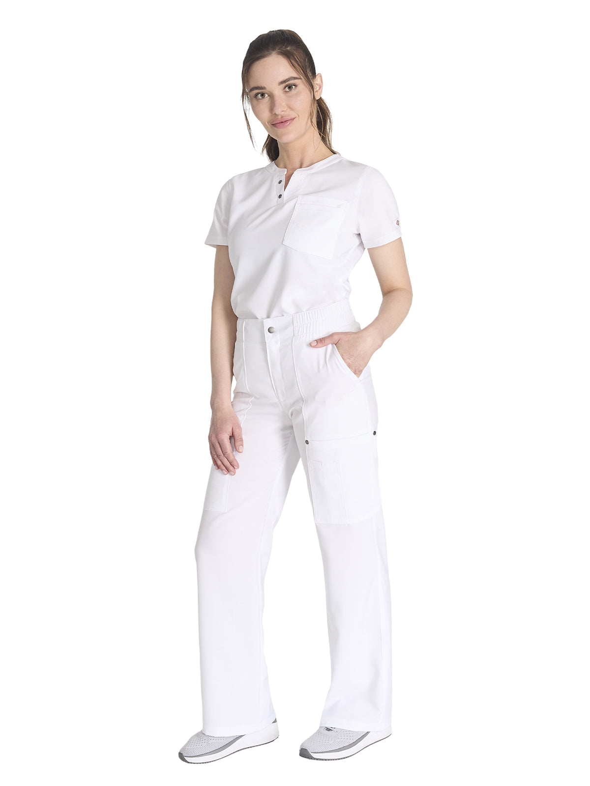 Women's 5-Pocket Wide Leg Scrub Pant