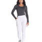 Women's 5-Pocket Tapered Leg Pant - DK221 - White