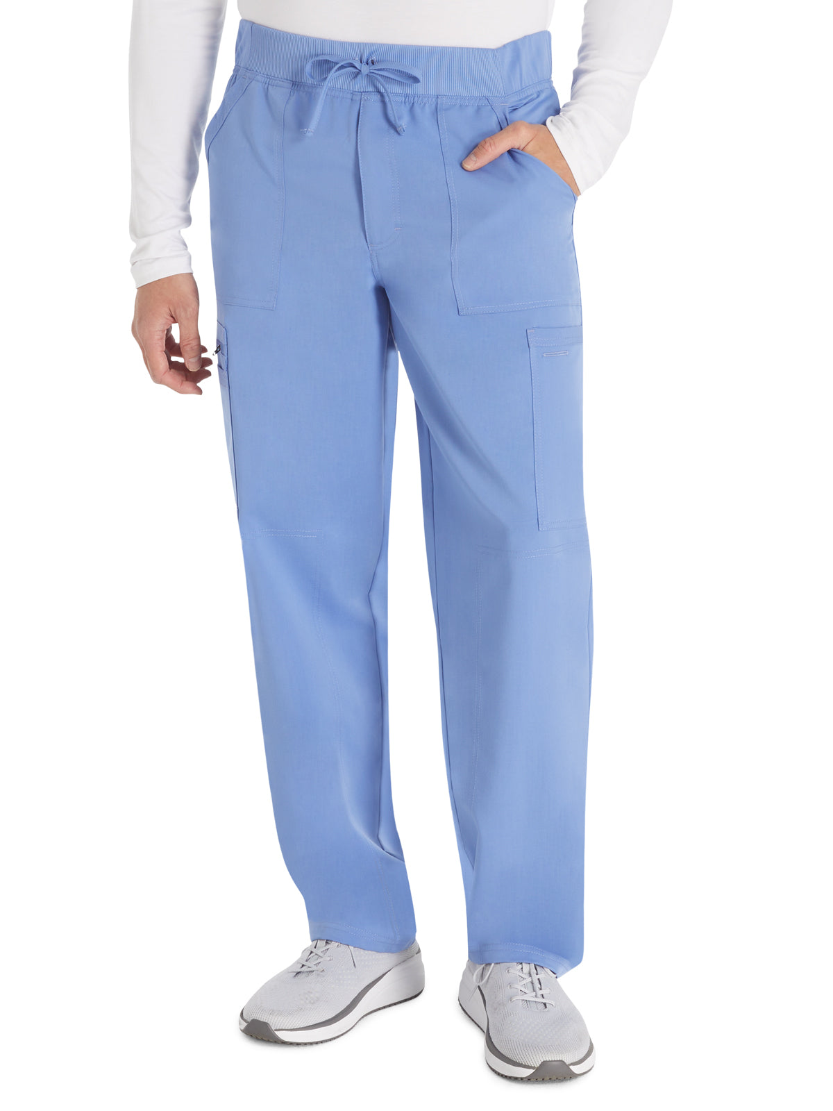 Men's 6-Pocket Straight Leg Scrub Pant