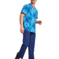 Men's 3-Pocket Rib Knit Scrub Top