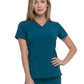 Women's 2-Pocket Contemporary V-Neck Top