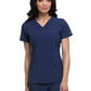 Women's 2-Pocket Contemporary V-Neck Top