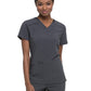 Women's 2-Pocket Contemporary V-Neck Scrub Top