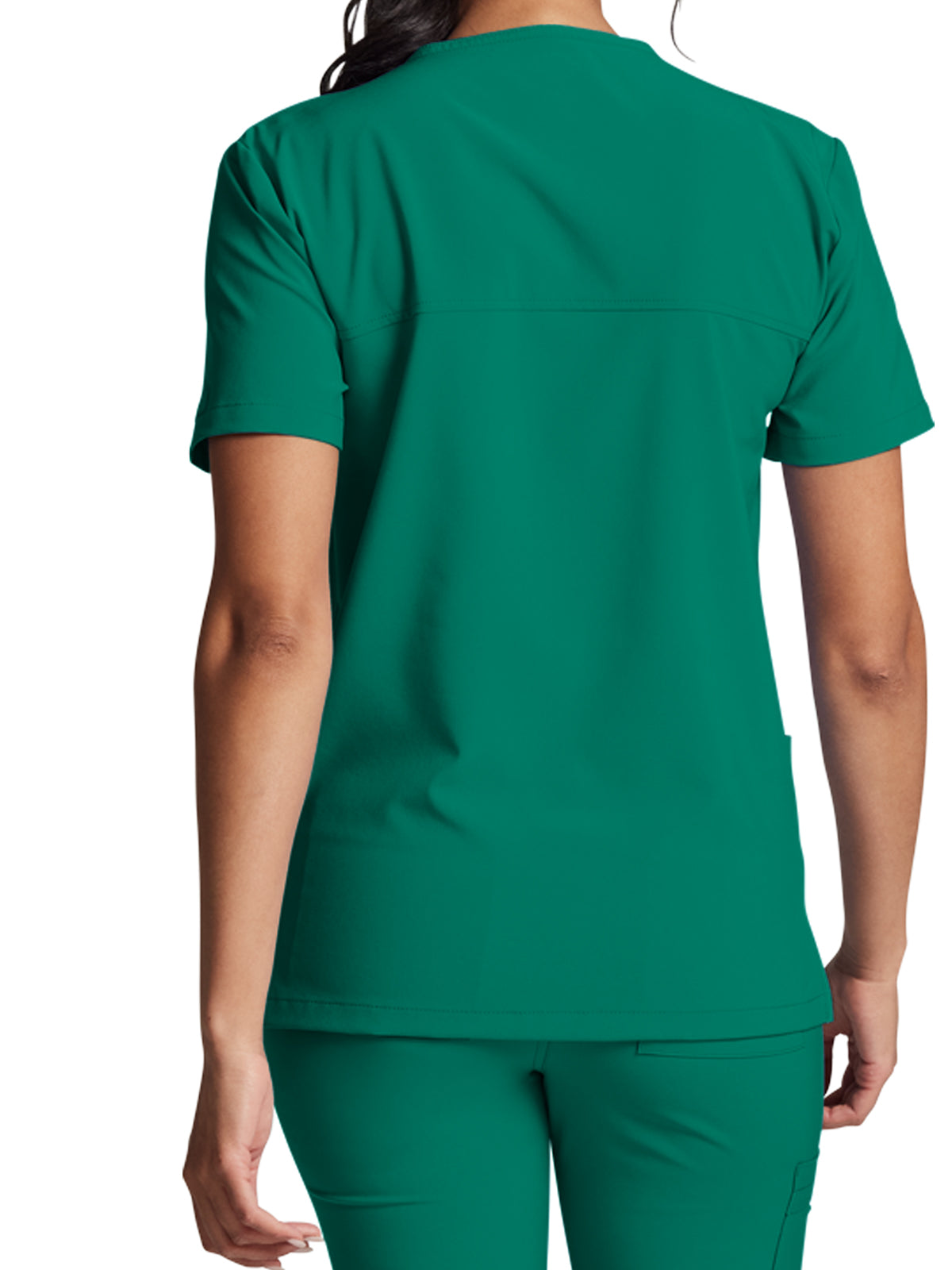 Unisex 2-Pocket V-Neck Scrub Top