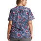 Women's 2-Pocket V-Neck Print Scrub Top