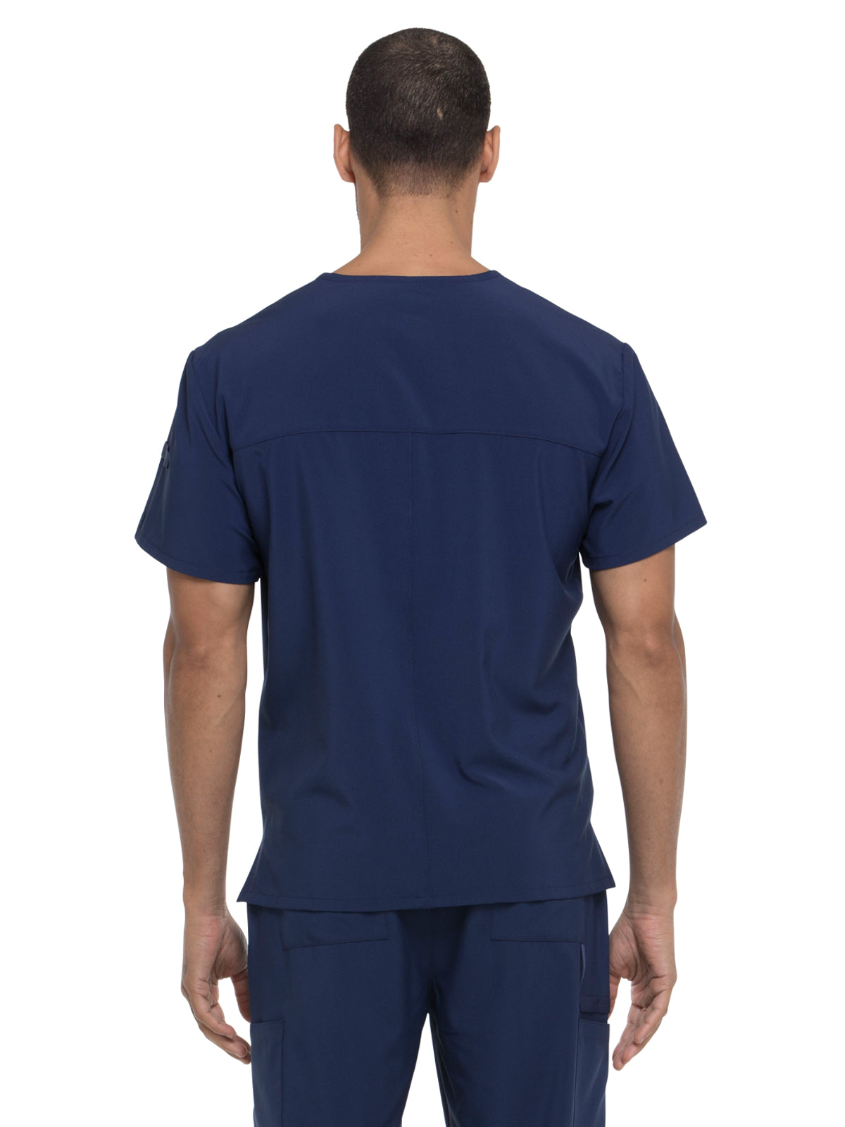 Men's 1-Pocket Tuckable V-Neck Scrub Top