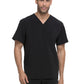 Men's Four-Pocket V-Neck Scrub Top