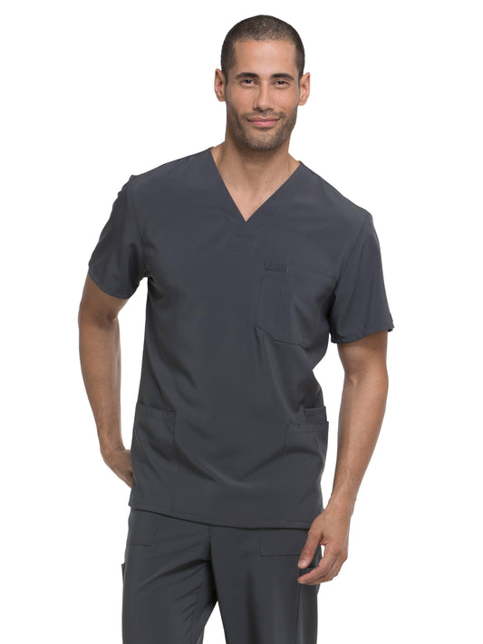 Men's Four-Pocket V-Neck Top