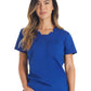 Women's 2-Pocket Notched V-Neck Scrub Top