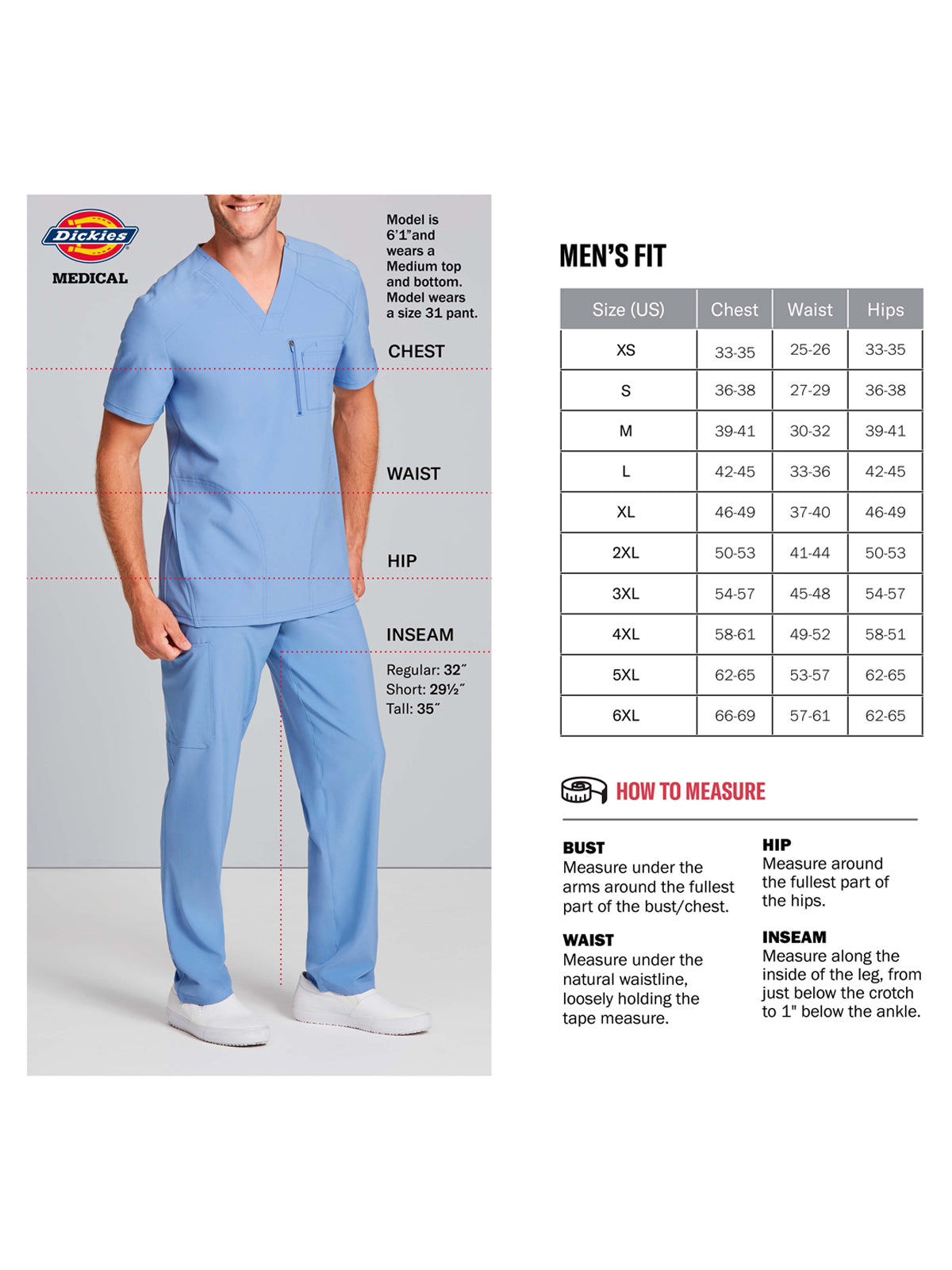 Men's 4-Pocket V-Neck Scrub Top