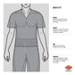 Men's 3-Pocket V-Neck Top - DK677 - Eggplant