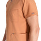 Men's 3-Pocket V-Neck Top - DK677 - Ginger Glow