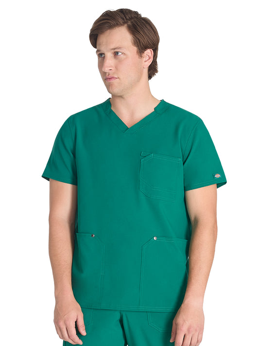 Men's 3-Pocket V-Neck Scrub Top