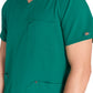 Men's 3-Pocket V-Neck Top - DK677 - Hunter Green