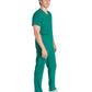 Men's 3-Pocket V-Neck Top - DK677 - Hunter Green