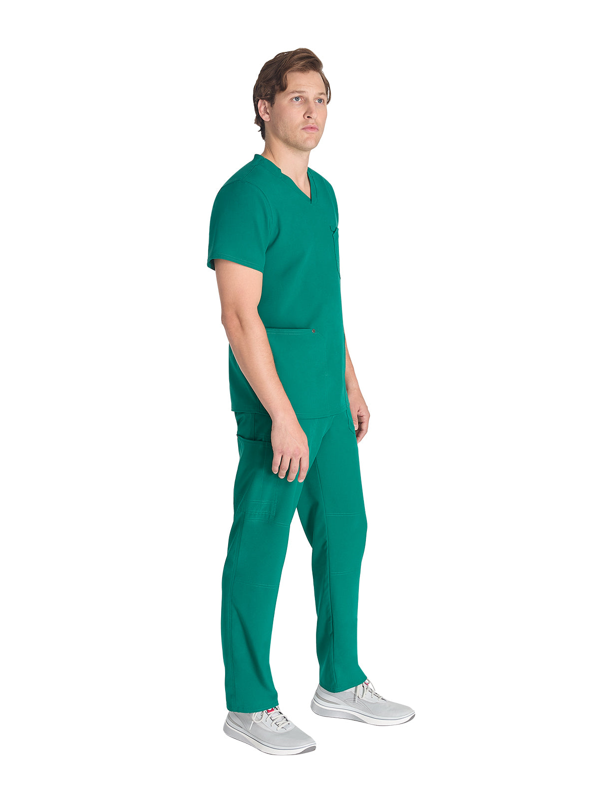 Men's 3-Pocket V-Neck Scrub Top