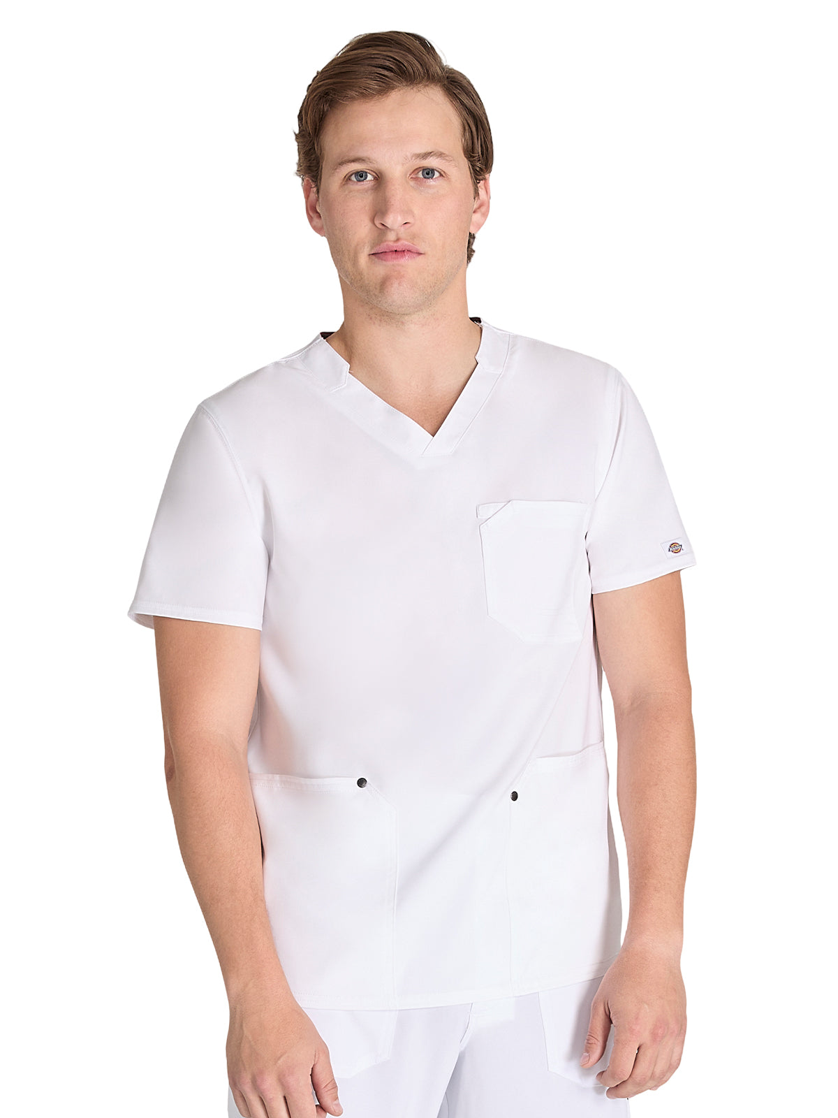 Men's 3-Pocket V-Neck Scrub Top