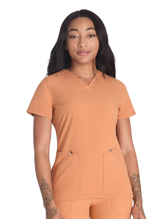 Women's 4-Pocket V-Neck Top