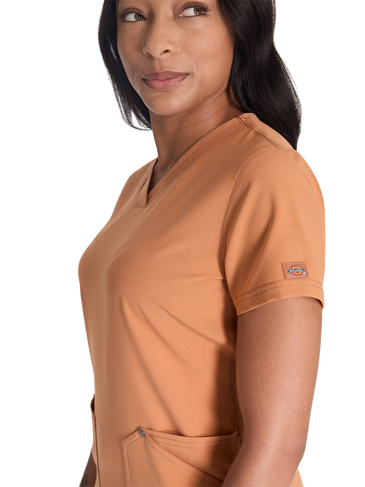 Women's 4-Pocket V-Neck Top