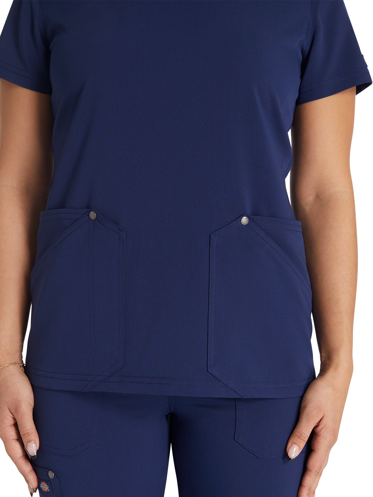 Women's 4-Pocket V-Neck Scrub Top