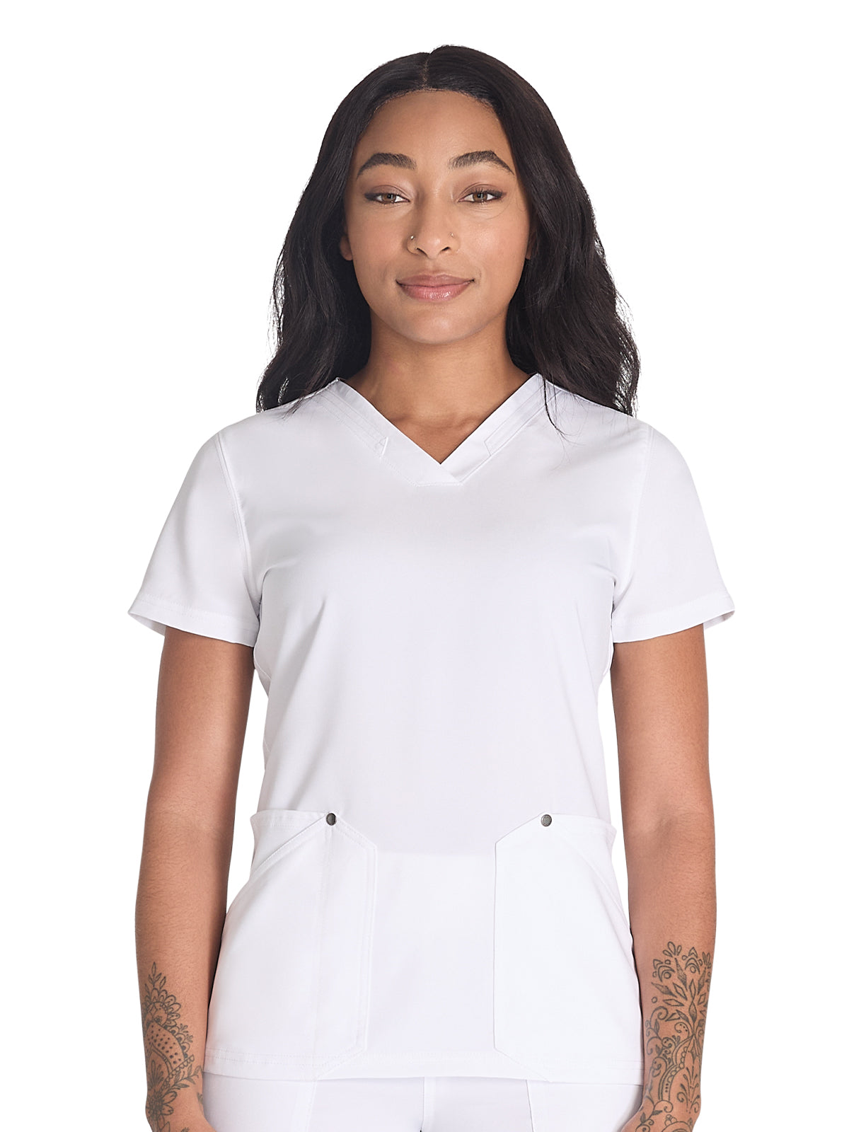 Women's 4-Pocket V-Neck Top