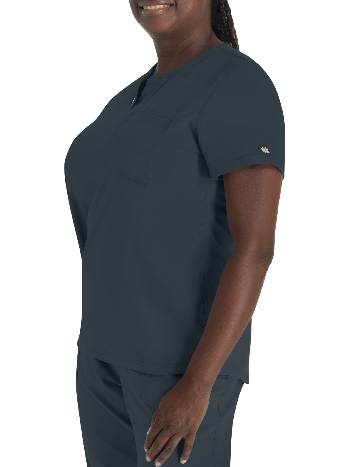 Women's 1-Pocket Henley Top