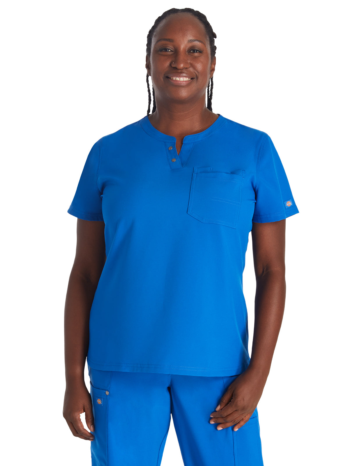 Women's 1-Pocket Henley Top