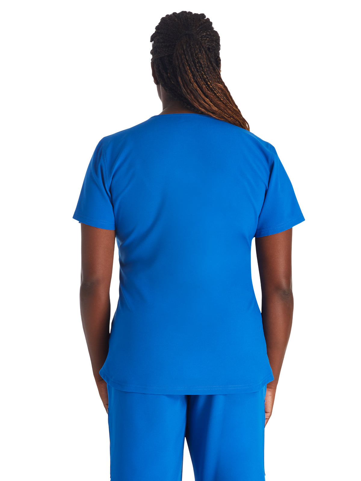 Women's 1-Pocket Henley Scrub Top