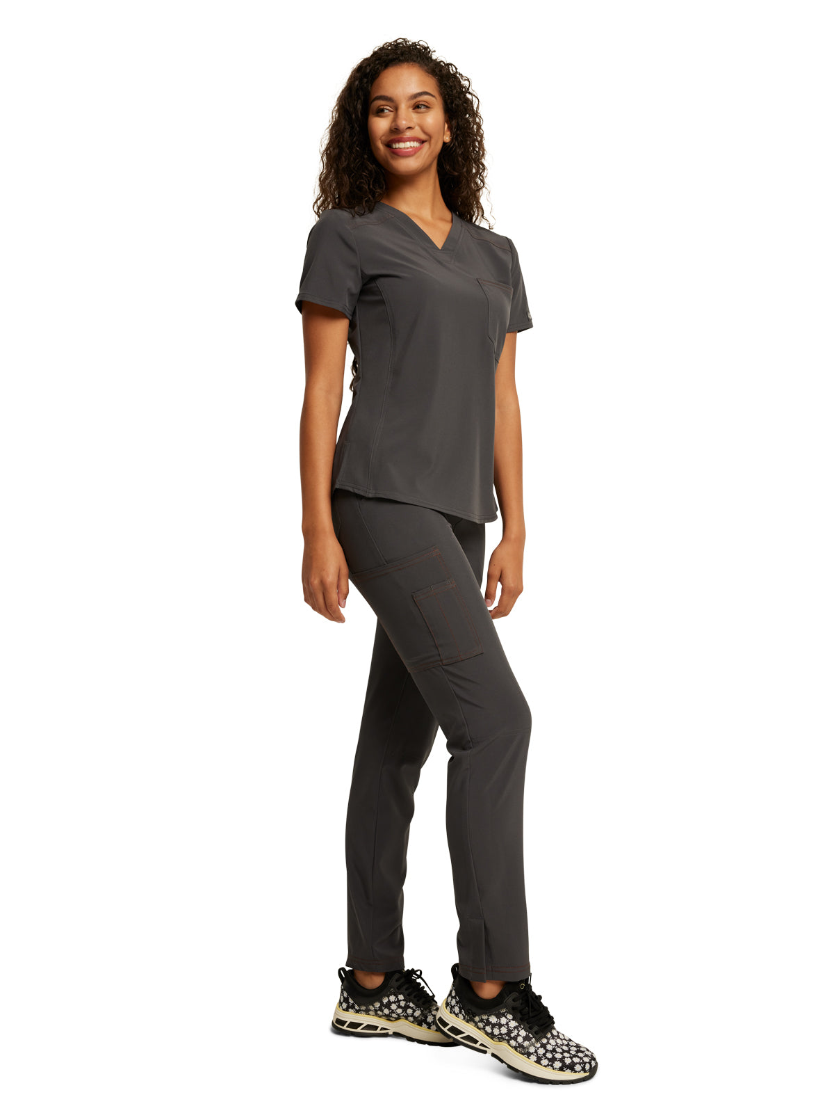 Women's Tuckable One Pocket V-Neck Top