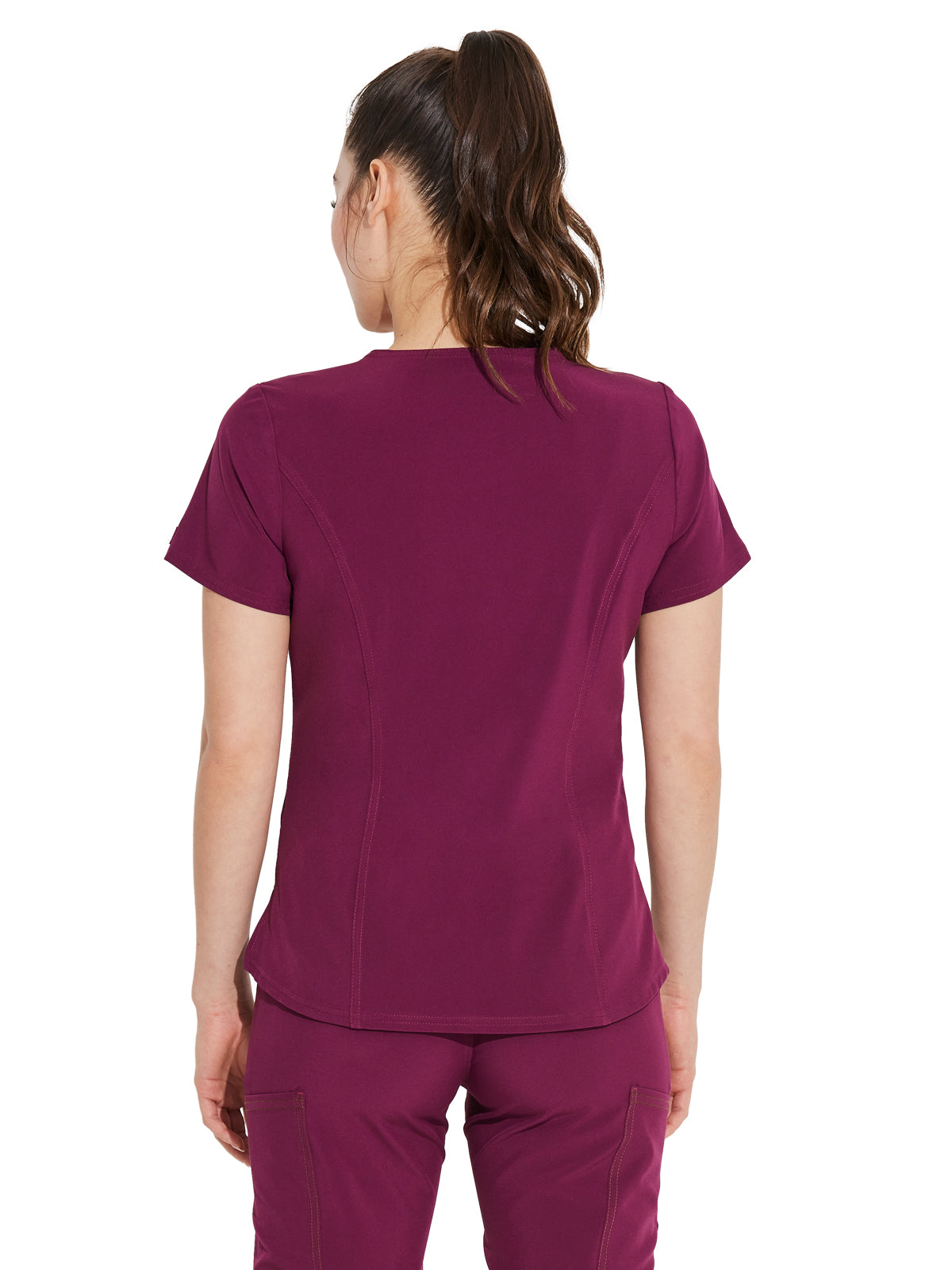 Women's Tuckable One Pocket V-Neck Top